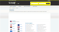 Desktop Screenshot of insurance.trivok.com