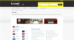 Desktop Screenshot of industry.trivok.com