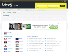 Tablet Screenshot of industry.trivok.com