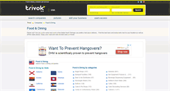 Desktop Screenshot of food.trivok.com
