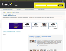 Tablet Screenshot of health.trivok.com