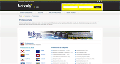 Desktop Screenshot of professionals.trivok.com