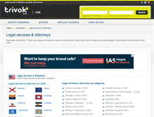 Tablet Screenshot of law.trivok.com